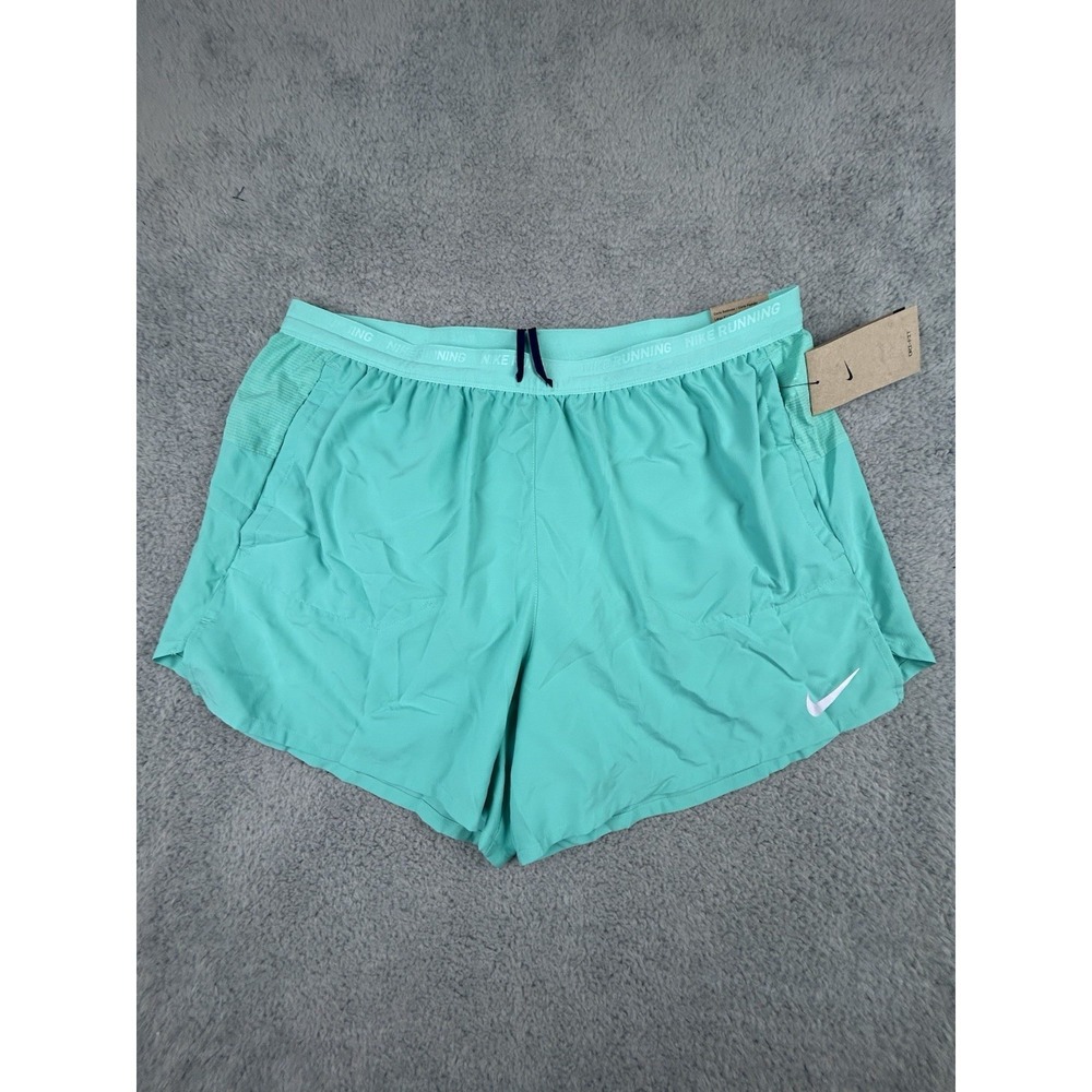 Nike DRI-FIT Stride 5" Brief-Lined Shorts Mens Size XXL Light Menta DM4755-369